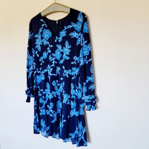 DRAPER JAMES Geranium Print Tie Sleeve Dress - Picture 10 of 15